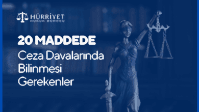 Ceza Davalarında Bilinmesi Gerekenler